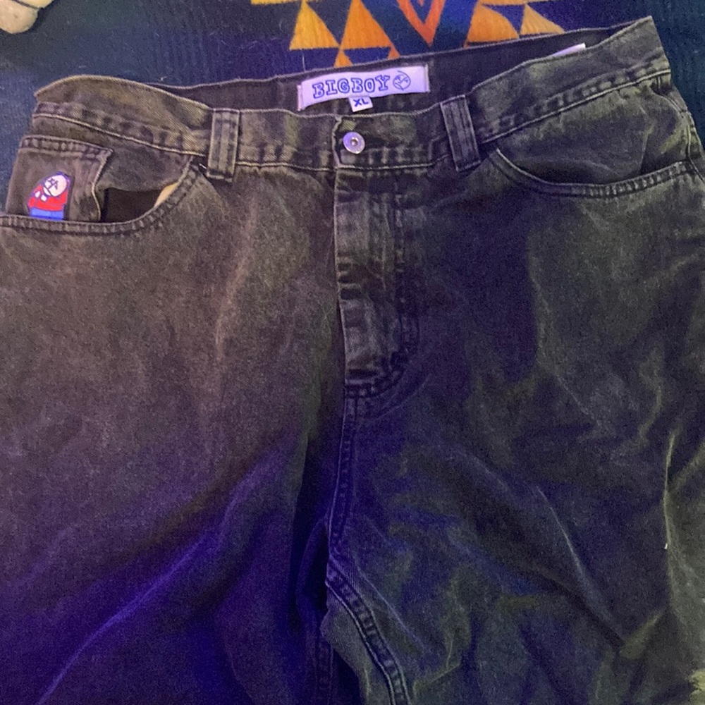 Polar big boys jeans (dark green) xL